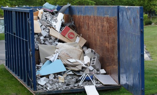 Removing garden debris and overgrowth